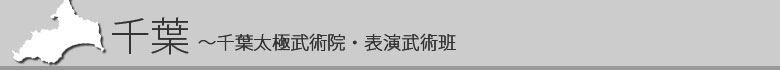 千葉〜千葉太極武術院・表演武術班